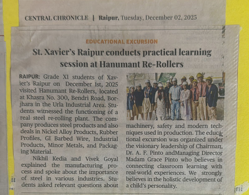 Internship Practical learning session at Hanumant  Re. Rollers